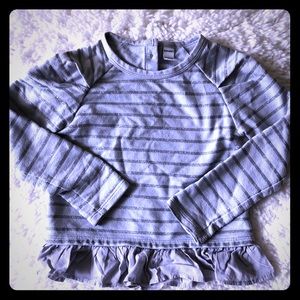 Old navy girls ruffle long sleeve